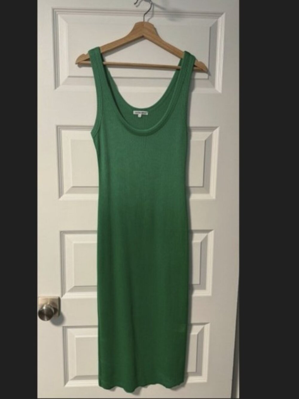 Cotton Citizen Verona Midi Tank Dress in Kelly Green
